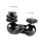 SMALLRIG Double Ball Heads w/ Cold Shoe and Thumb Screw SR_1135