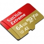 SANDISK Extreme 64gb micro SDXC UHS-I U3   (160 read, 60 write)