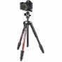 MANFROTTO Element MII 4-Section BH Aluminum Tripod Red