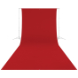 WESTCOTT Wrinkle-Resistant Backdrop - Scarlet Red (9' x 20')