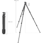 SmallRig AP-10 Carbon Fiber Tripod with Ball Head Kit