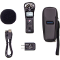 ZOOM H1N-VP Portable Handy Recorder with Windscreen,AC,USB, and Case