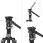 SmallRig 4221 Aluminum Travel Video Tripod Kit