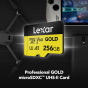 LEXAR Professional GOLD microSDXC Memory Card - 256GB