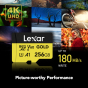 LEXAR Professional GOLD microSDXC Memory Card - 256GB