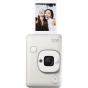 FUJIFILM INSTAX MINI LIPLAY Hybrid Instant Camera - Misty White