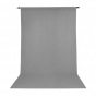 ProMaster Solid Backdrop 5'x9' Wrinkle Resistant              Grey