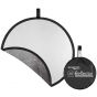 WESTCOTT Collapsible 2-in-1 Silver/White Reflector (30")