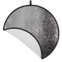 WESTCOTT Collapsible 2-in-1 Silver/White Reflector (40")