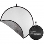 WESTCOTT Collapsible 2-in-1 Silver/White Reflector (40")