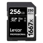 LEXAR PRO 1667X UHS-II SDHC/SDXC Memory Card - 256GB