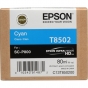 EPSON Vivid Cyan               80ml T850200 Ink Cartridge for P800