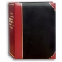 PIONEER TBT57 5"x7" Ledger Album   Black with Red trim