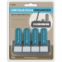 PIONEER USB4 Flash Drive Organizer