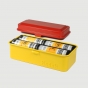 RETO Kodak Film Case - 120/135 Steel Film Case,Red Lid,Yellow Body