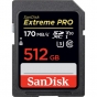 SANDISK 512gb Extreme Pro SDXC UHS1 170MB/s read; 90MB/s write Cl10 U3