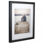 MALDEN Home Space Matted Wood 8"x10" Wall Frame (Black)