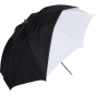 WESTCOTT 45" Optical White Umbrella w/ Removable Black