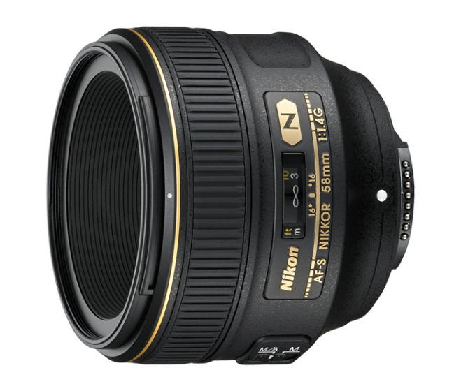 NIKON 58mm f1.4 G AFS Noct Nikkor Lens