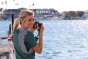 CAPTURING COUTURE - Camera Strap - Pocket Scarf - Checkered