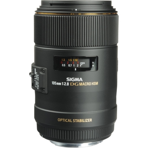 SIGMA 105mm f2.8 EX DG OS HSM Macro Lens for Canon EOS
