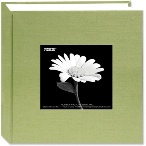 PIONEER Cloth Frame 4"x6" 1up Sage Green DA100CBF Album