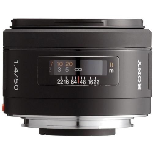 SONY 50mm f1.4 lens Alpha mount