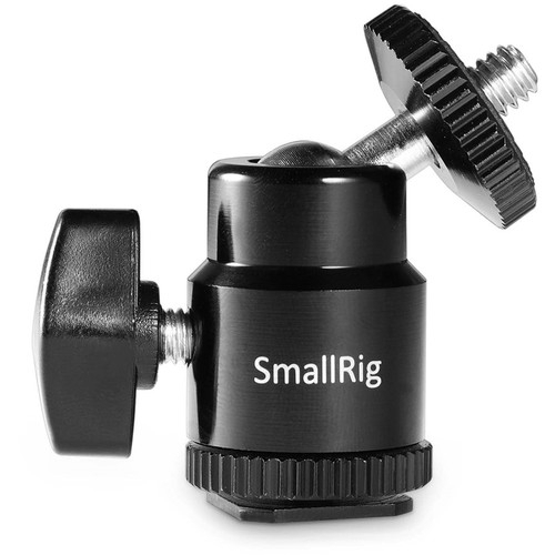 SMALLRIG Cold Shoe to 1/4" Threaded Ball Head Adapter SR_761