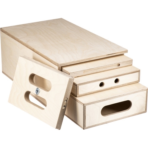 KUPO 4-in-1 Nesting Apple Box Set (Pancake, Quarter, Half, and Full)