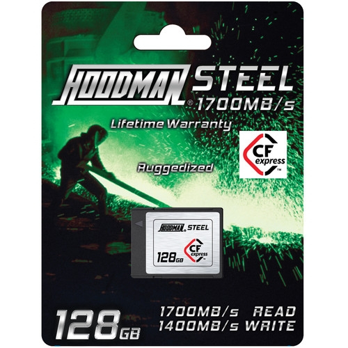 HOODMAN Steel CFexpress 128GB 1600MB/s Memory Card