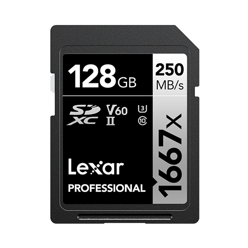 LEXAR 1667X SDHC/SDXC 128GB (2 Pack)