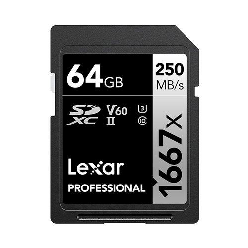 LEXAR 1667X SDHC/SDXC 64GB (2 Pack)