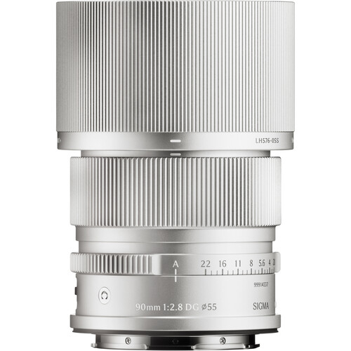 Sigma 90mm f/2.8 DG Contemporary Lens for L-Mount (Silver)