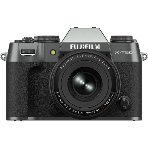 Fujifilm X-T50 Body, Charcoal Silvr w/ 16-50mm f/2.8-4.8 WR Kit (Japan)