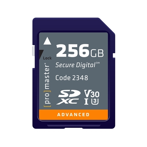 ProMaster 256gb SDXC U3 Memory Card Advanced 633x V30