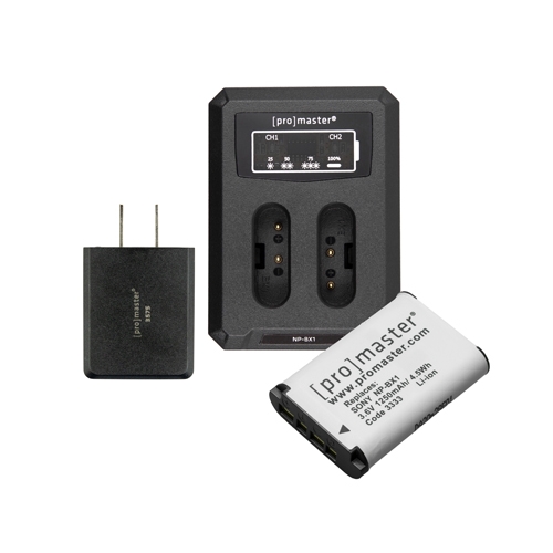 ProMaster NP BX1 Battery/Charger Kit for Sony NP-BX1