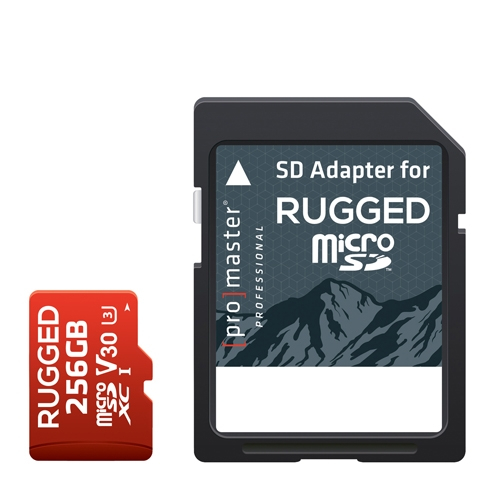 ProMaster 256gb Micro SDXC U3 Rugged - All Weather / Shockproof