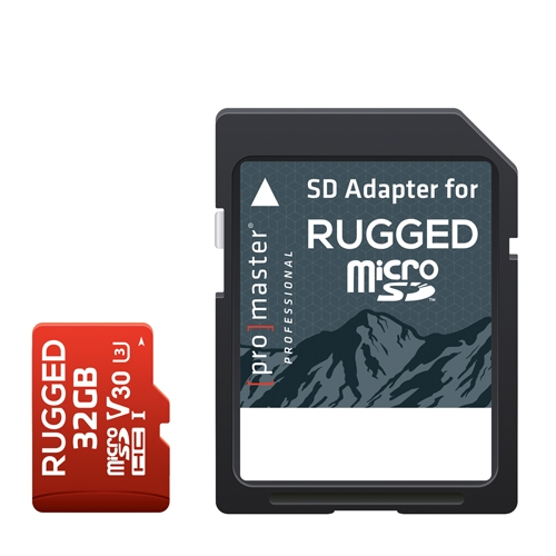ProMaster 32gb Micro SDHC U3 Rugged - All Weather / Shockproof