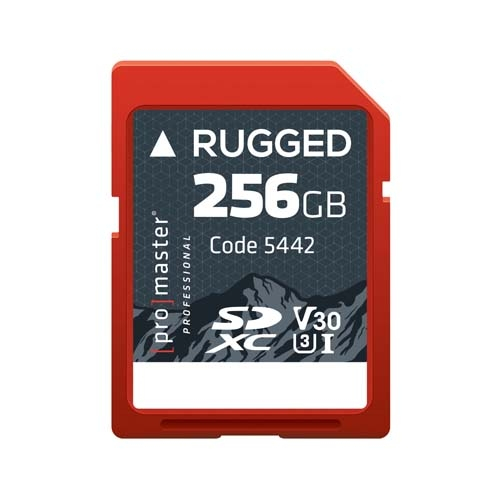 ProMaster SDXC 256gb UHS-1 V30 Rugged Memory Card