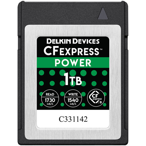 DELKIN CFexpress Type-B POWER Memory Card - 1TB