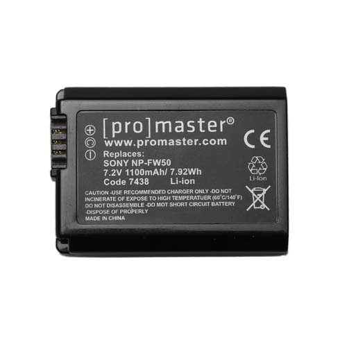 ProMaster NP FW50 battery    Sony NPFW50