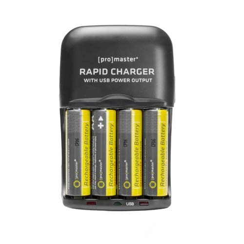 ProMaster PRECHARGED AA charger kit #CLEARANCE