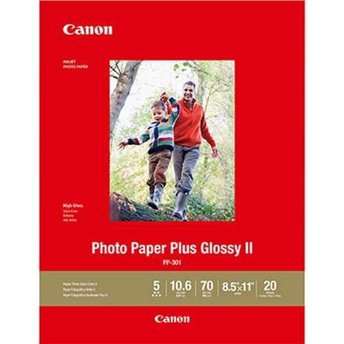 CANON Photo Paper Plus II Glossy 8.5"x11" 20 Sheets
