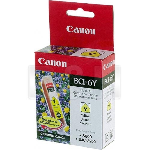 CANON Yellow Ink BCI6Y i900D/i960/i9100/i9900/iP6000D