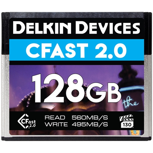 DELKIN 128GB CFast 2.0 Memory Card VPG130
