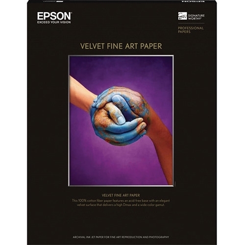 EPSON Velvet Fine Art Paper 8.5"x11" 20 Sheets