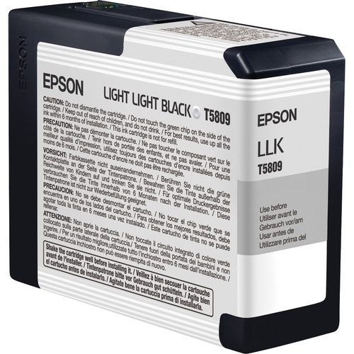 EPSON Light Light Black 80ml T580900                For PRO 3800