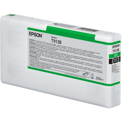 EPSON UltraChrome HDX Green   200ml T913B00 Ink Cartridge for P5000
