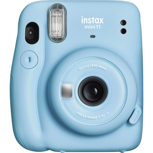 FUJI Instax Mini 11 Instant Camera (Sky Blue) z