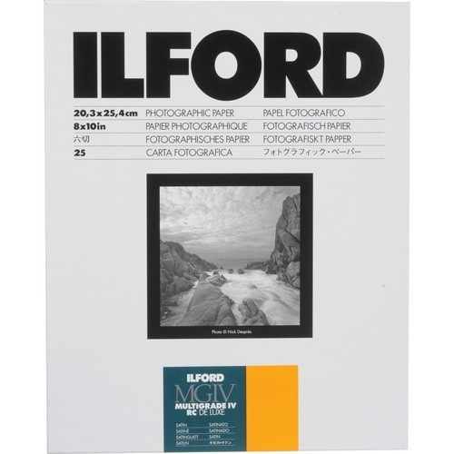 ILFORD MULTIGRADE V RC Deluxe Paper Satin, 8x10, 25 Sheets